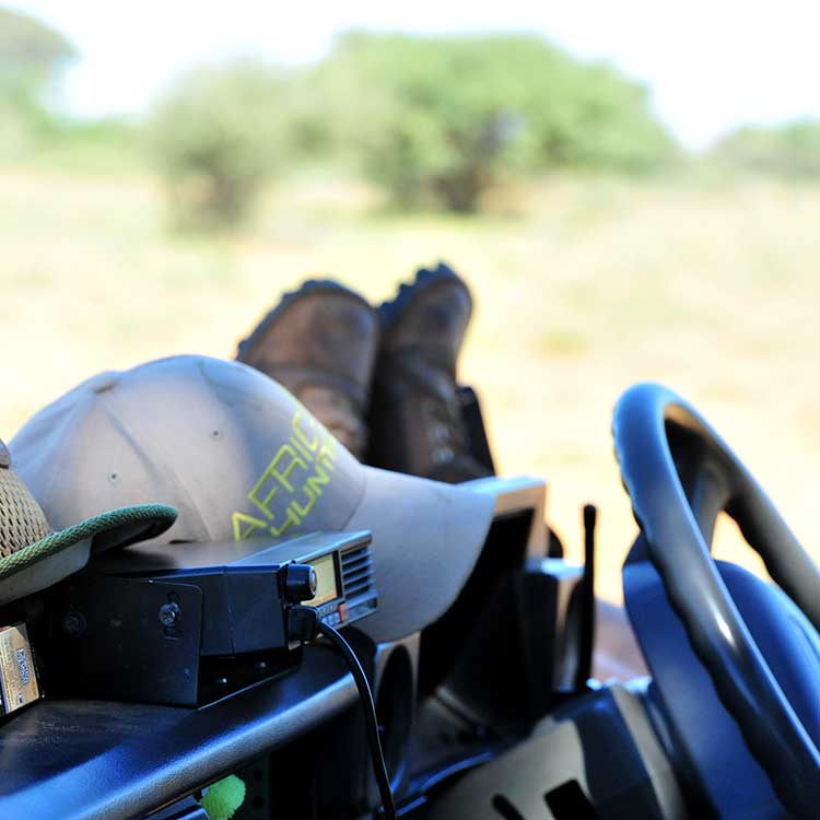 organized big hunting trip in South Africa